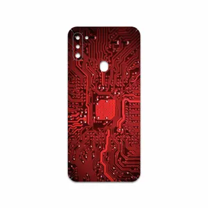 MAHOOT Red Printed Circuit Board Cover Sticker for Samsung Galaxy A11