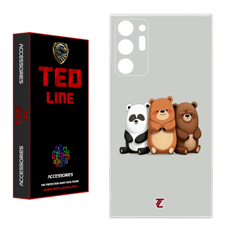 کاور تد لاین طرح خرسی کد 1128 مناسب برای گوشی موبایل سامسونگ Galaxy Note 20 Ultra