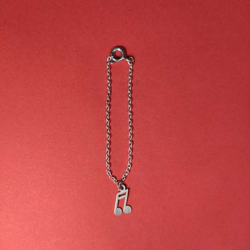 آویز ساعت نقره زنانه مدل موزیک