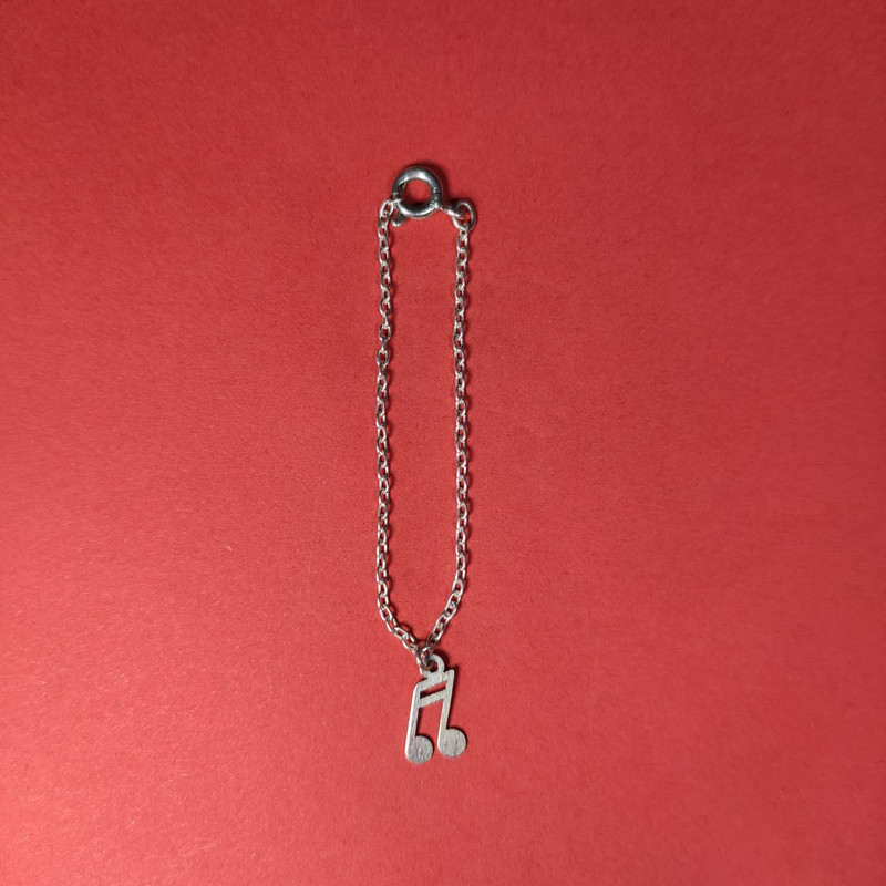 آویز ساعت نقره زنانه مدل موزیک