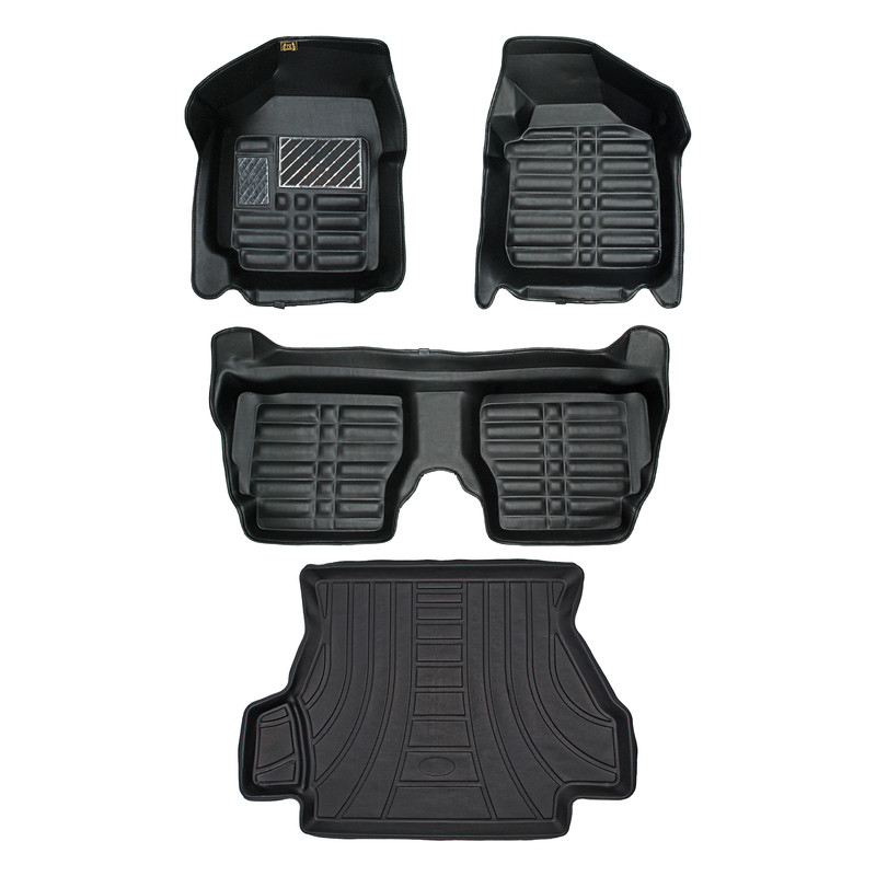 کفپوش پنج بعدی خودرو پانیذ مدل EVA01 مناسب برای ساینا به همراه کفپوش صندوق