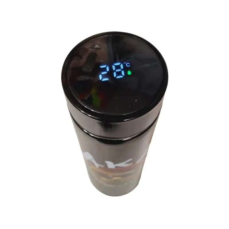 فلاکس هوشمند کودک طرح خرسی دماسنج دار گنجایش 500 میلی لیتر