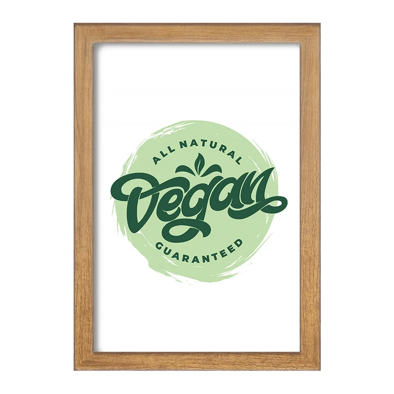 تابلو خندالو مدل وگن Vegan کد 31119