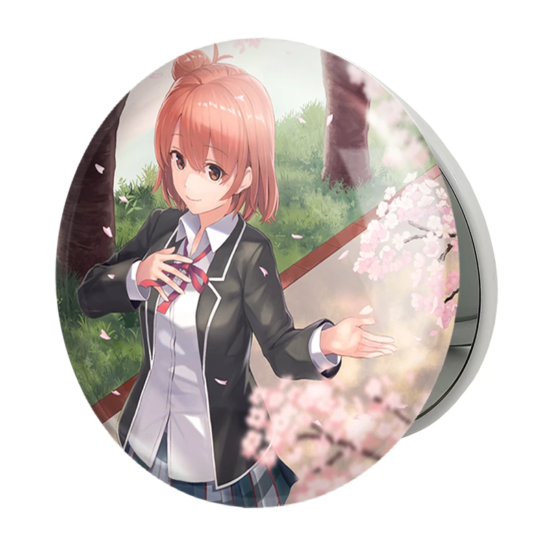 آینه جیبی خندالو طرح یویی انیمه جوانی کمدی رومانتیک من مدل تاشو کد 32541