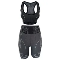 ست نیم تنه و شلوارک ورزشی زنانه کد 25