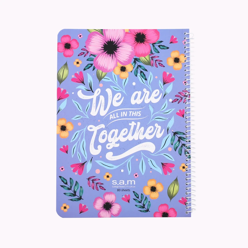 دفتر مشق 80 برگ سم مدل Together کد 5
