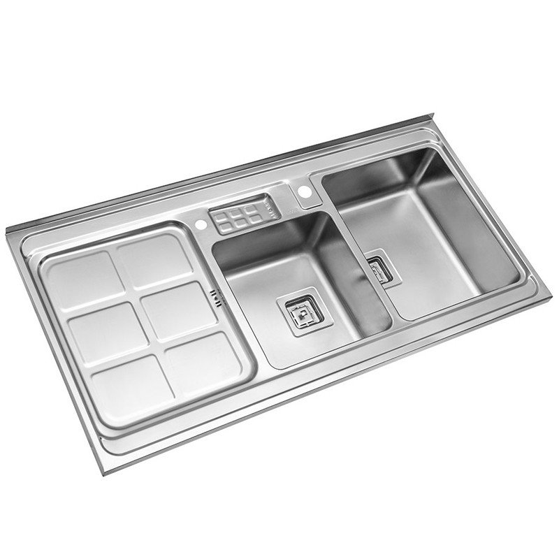 سینک ظرفشویی استیل البرز مدل 855 روکار
