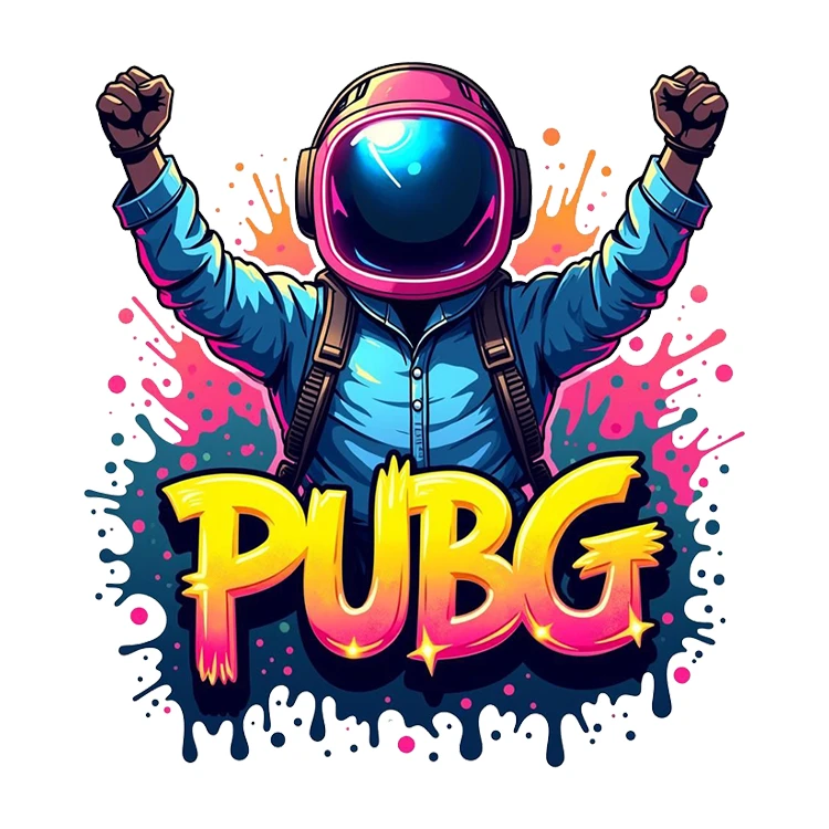 استیکر پارچه و لباس پاد آفرین مدل گیم پابجی کد 1430