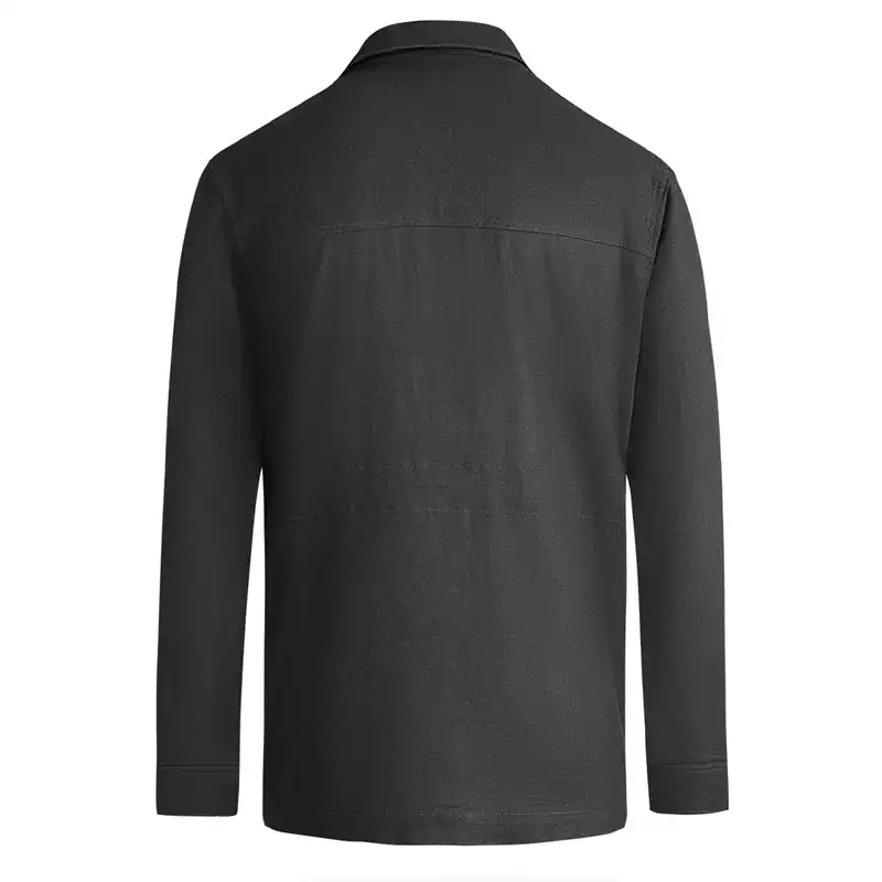 پیراهن آستین بلند مردانه کروم مدل دو جیب لینن 2413905