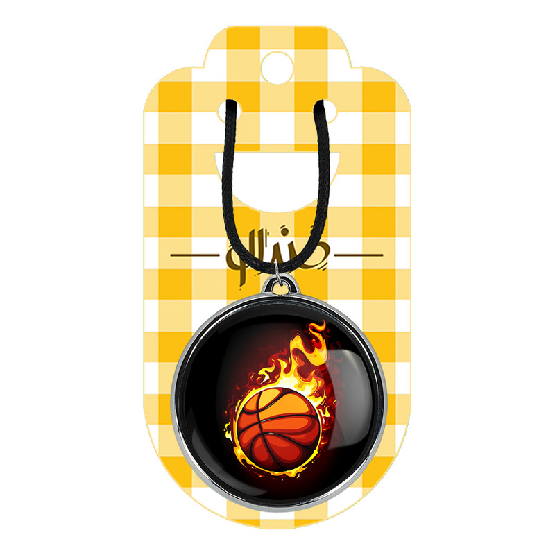 گردنبند خندالو مدل بسکتبال Basketball کد 2646326467