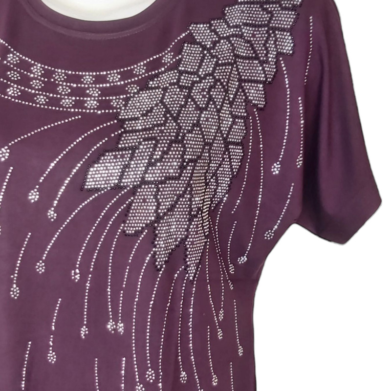 بلوز آستین کوتاه زنانه مدل 6468