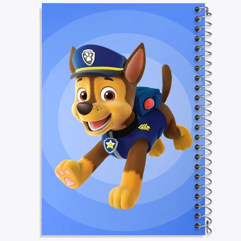 دفتر ژورنال نویسی 50 برگ خندالو مدل نقطه ای طرح سگ های نگهبان Paw Patrol کد 3133