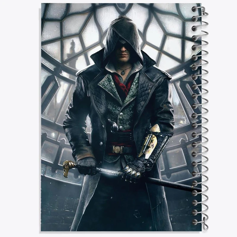 دفتر نقاشی 50 برگ خندالو مدل اساسینز کرید Assassins Creed کد 4979