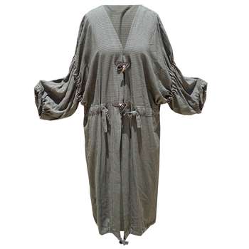 مانتو زنانه مدل لیفه دار کد LY-101