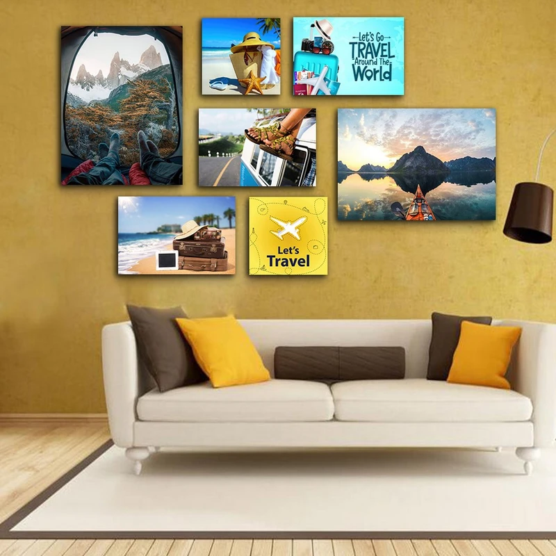 تابلو شاسی بکلیت طرح کمپینگ و دریا مدل SH-910 مجموعه 7 عددی