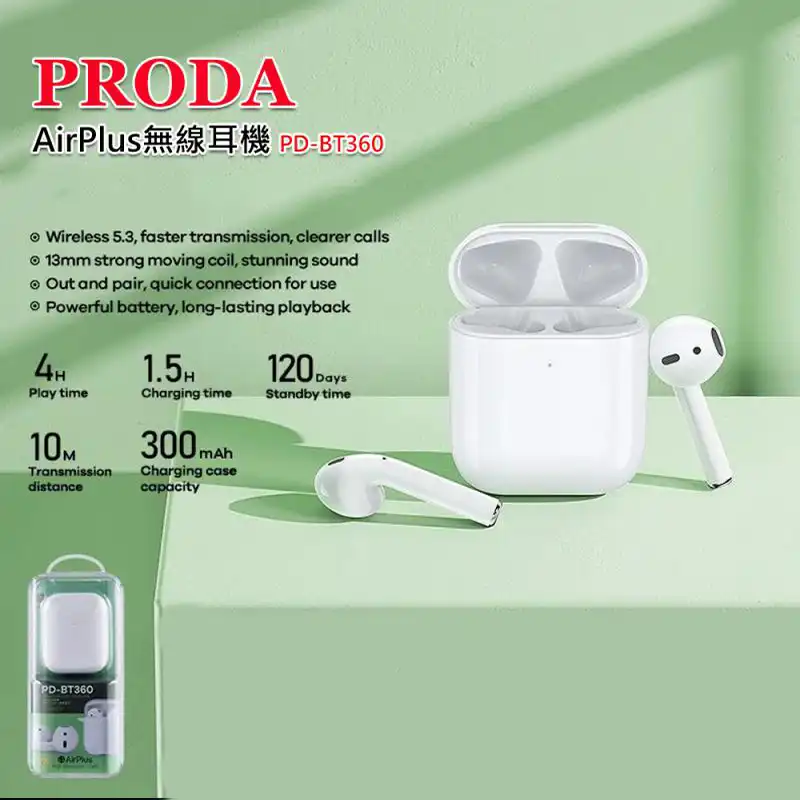 هندزفری بلوتوثی پرودا مدل PD-BT360