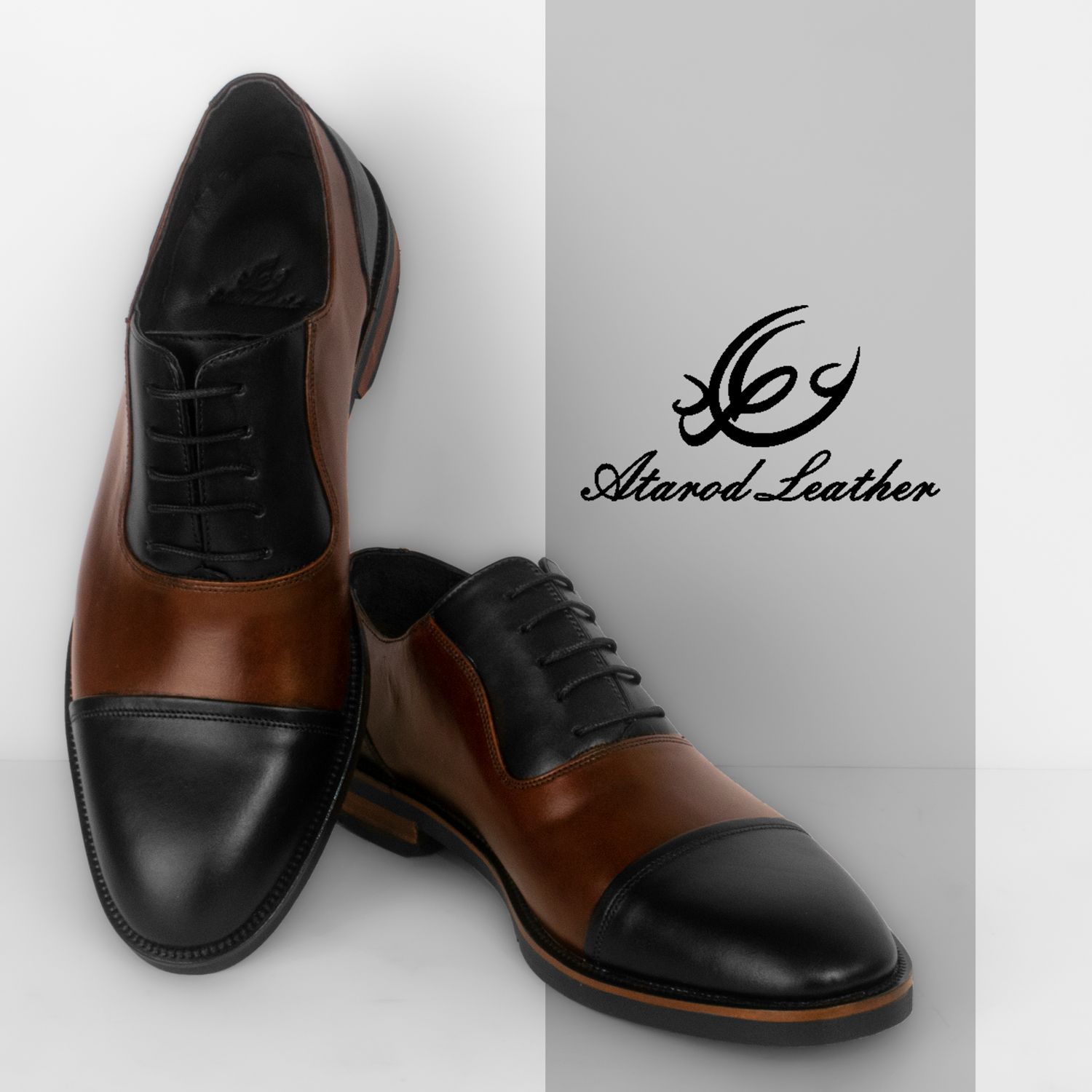 کفش مردانه چرم عطارد مدل چرم طبیعی کد SH19 -  - 10