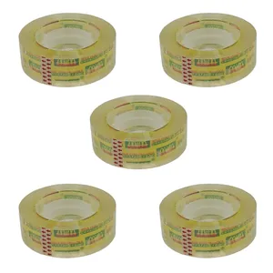 چسب نواری ام آی ام مدل Crystal Clear عرض 1.8 سانتی متر بسته 5 عددی