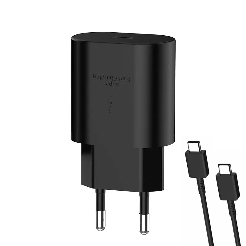 شارژر دیواری 25 وات سوموس تل مدل SAM A16 FAST Q03 به همراه کابل تبدیل USB-C
