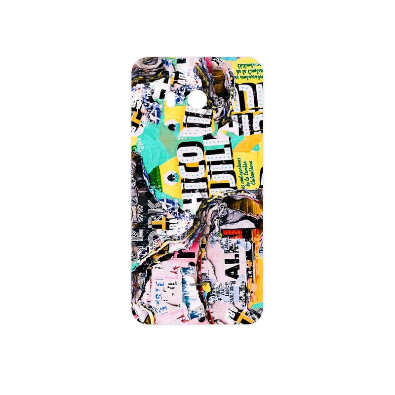 برچسب پوششی ماهوت مدل Collage of Teared Paper مناسب برای گوشی موبایل اچ تی سی U11