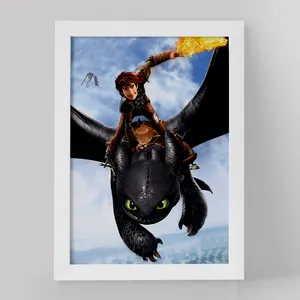 تابلو خندالو مدل اژدها سواران کد 13755