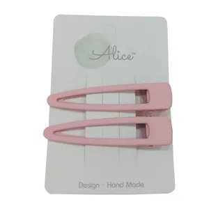 گیره مو زنانه مدل فانتزی فلزی شمعی بسته 2 عددی