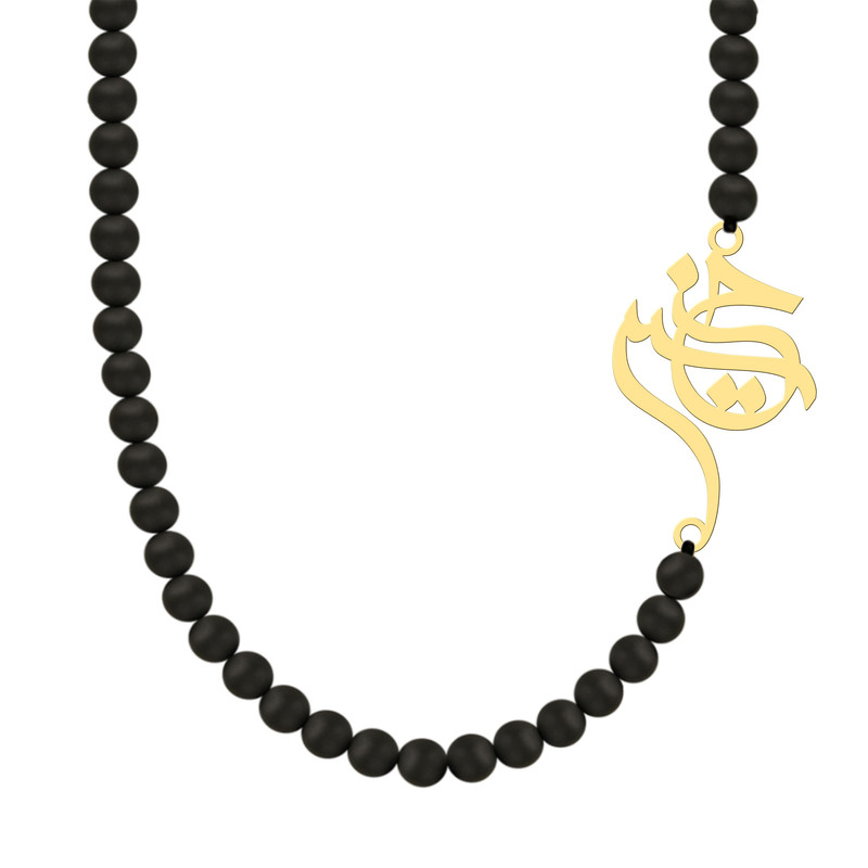 گردنبند طلا 18 عیار زنانه کرابو طرح حسین مدل Kr72052