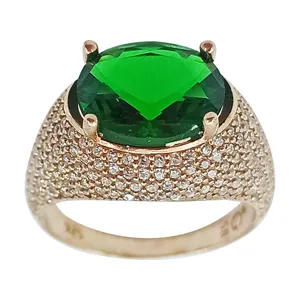 انگشتر نقره زنانه سلین کالا مدل زمرد ce-As258