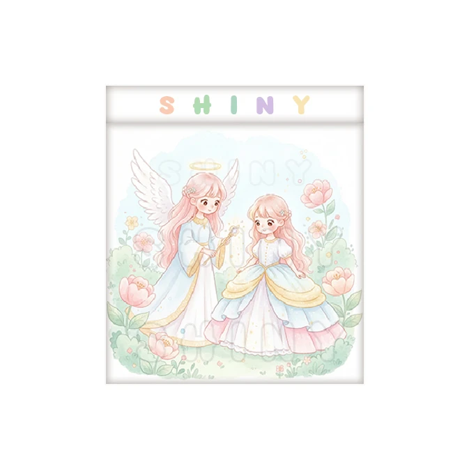 پوستر شاینی مدل فانتزی طرح فرشته و چوب جادو