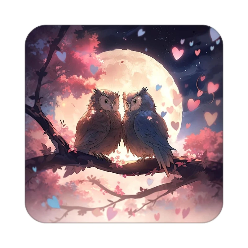 زیر لیوانی کاکتی مدل عاشقانه کد mp13837