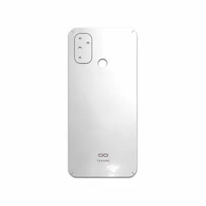 MAHOOT Metallic-White Cover Sticker for OnePlus Nord N100