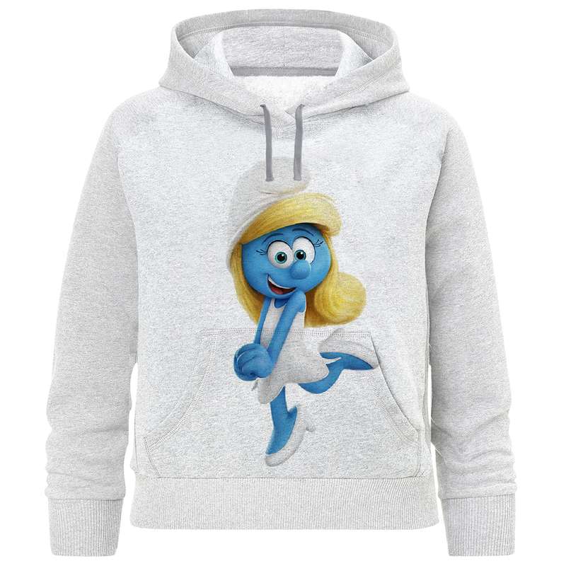 هودی دخترانه مدل دختر اسمورف W86