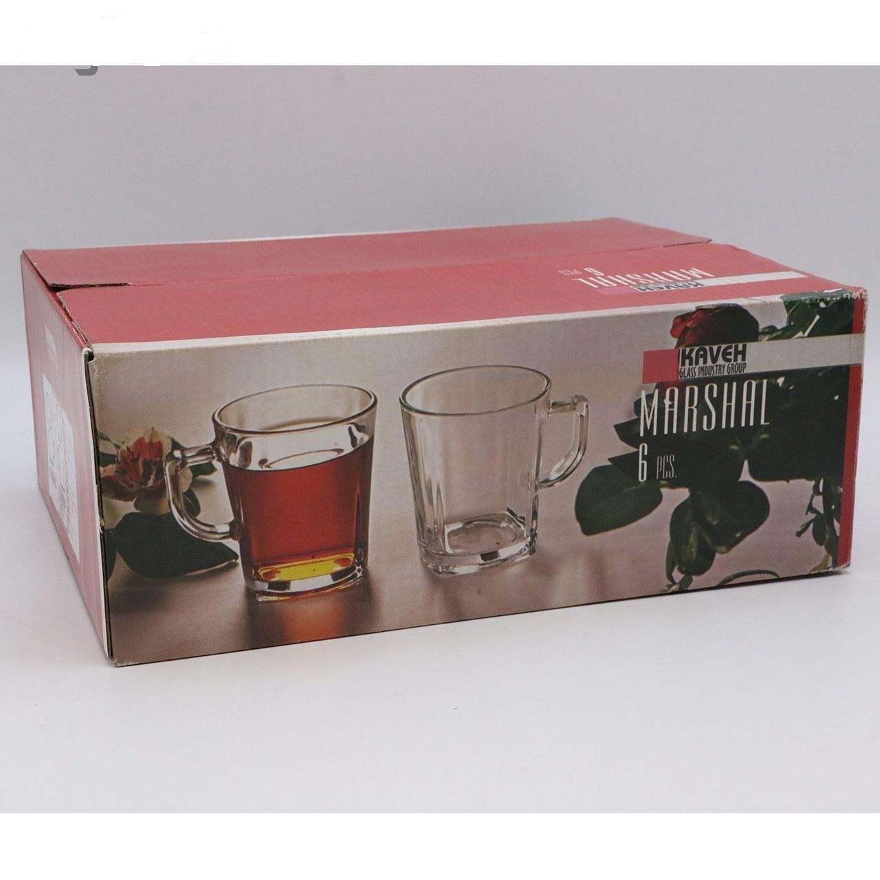 لیوان بلور کاوه مدل مارشال 60 بسته شش عددی