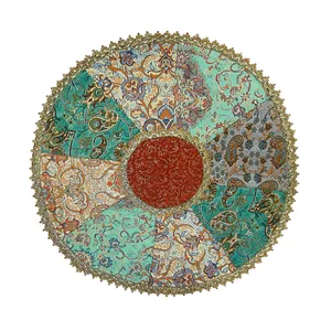 رومیزی ترمه مدل چهل تکه سالار کد F165