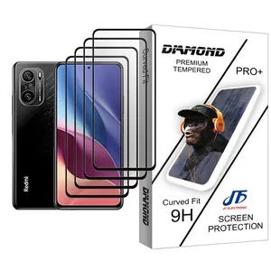 JF Diamond Glass MIX004 Screen Protector For Xiaomi Redmi K40 Pro+ Pack Of 4