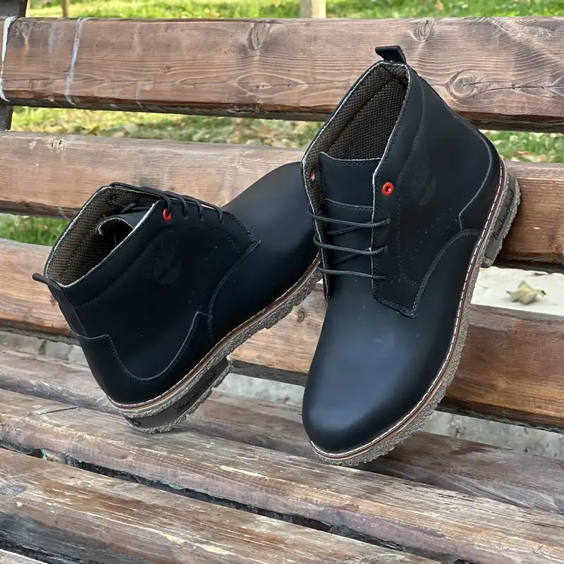 نیم بوت زنانه مدل چرم پوش کد Bk-138