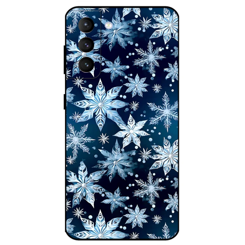 کاور مگافون طرح برف مدل 2824 مناسب برای گوشی موبایل سامسونگ Galaxy S21 5G   