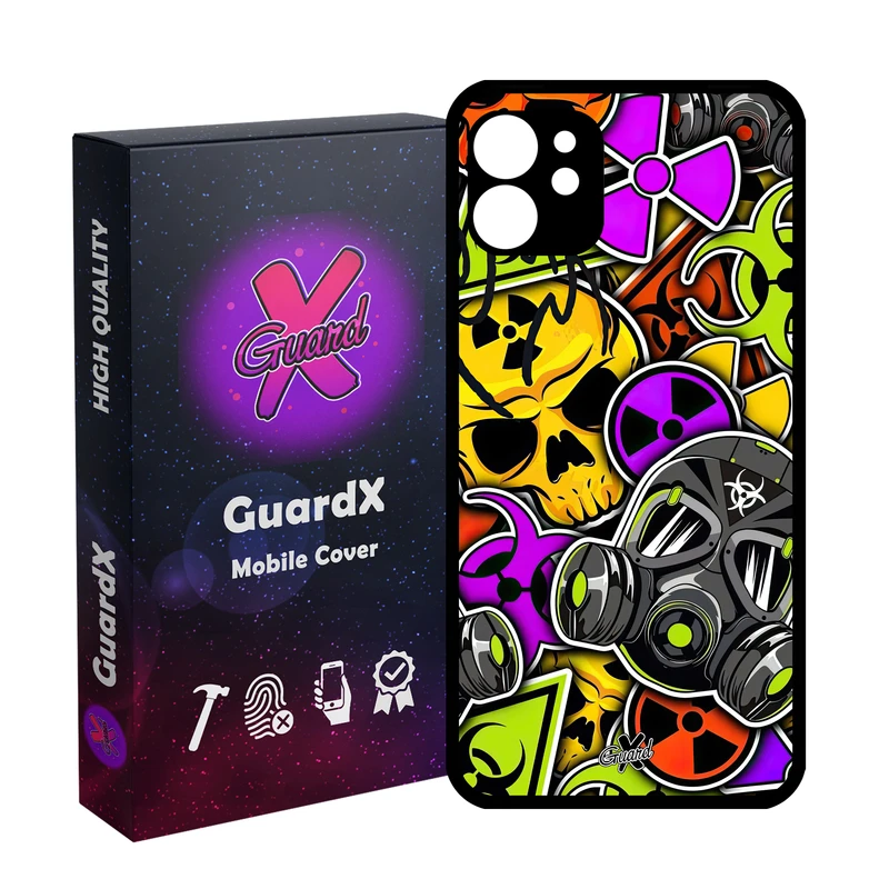 کاور گارد ایکس طرح ماسک مدل Glass10591 مناسب برای گوشی موبایل اپل iPhone 11