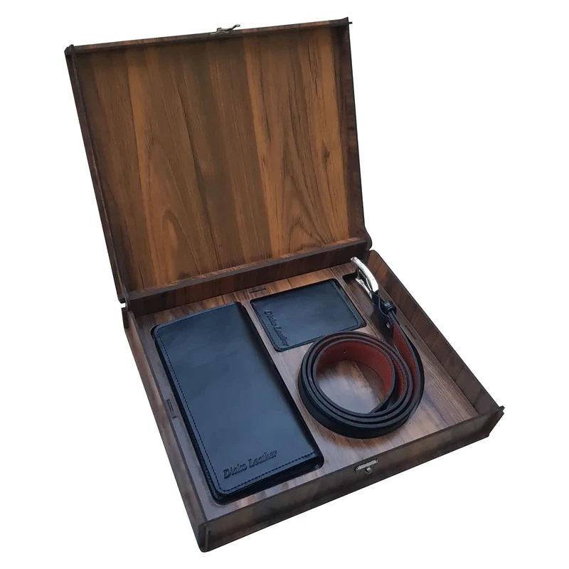 ست هدیه مردانه چرم دیاکو مدل Salvador