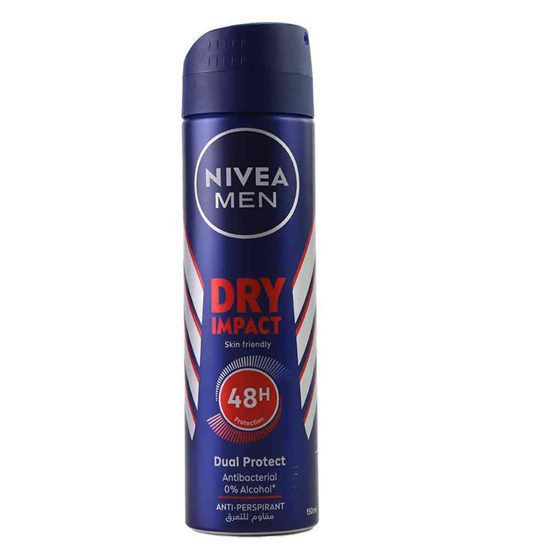 اسپری ضد تعریق مردانه نیوآ مدل Dry Impact حجم 150 میلی لیتر اسپری ضد تعریق مردانه نیوآ مدل Dry Impact حجم 150 میلی لیتر