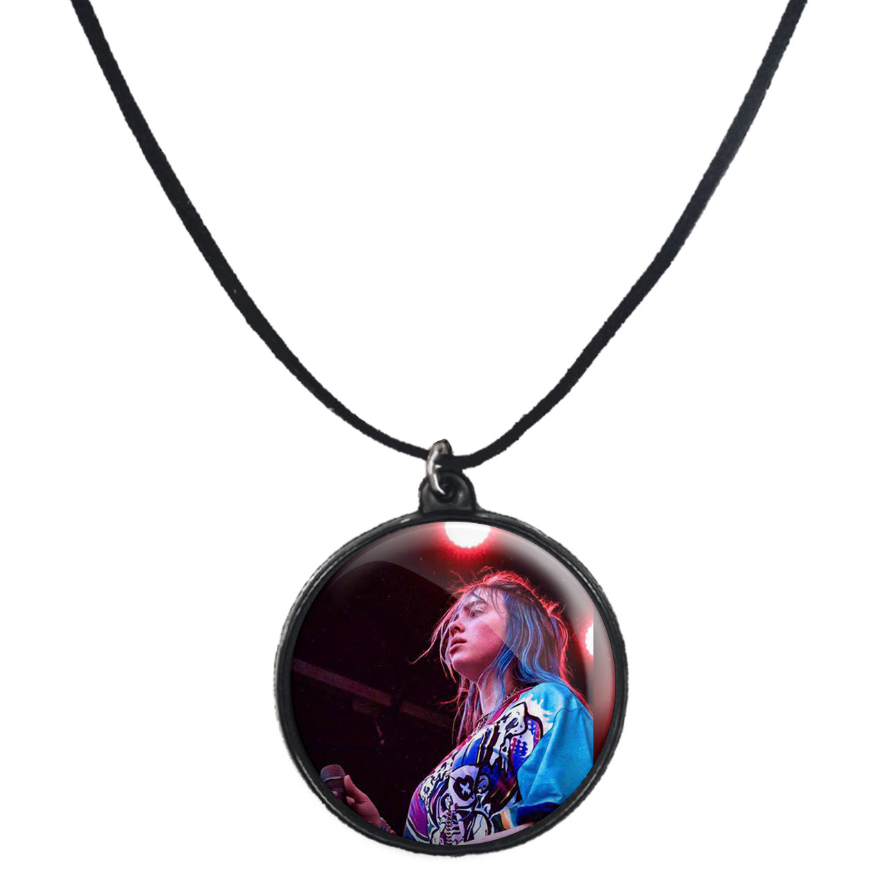 گردنبند پرمانه طرح بیلی آیلیش کد pmb.7584 مدل دو طرفه