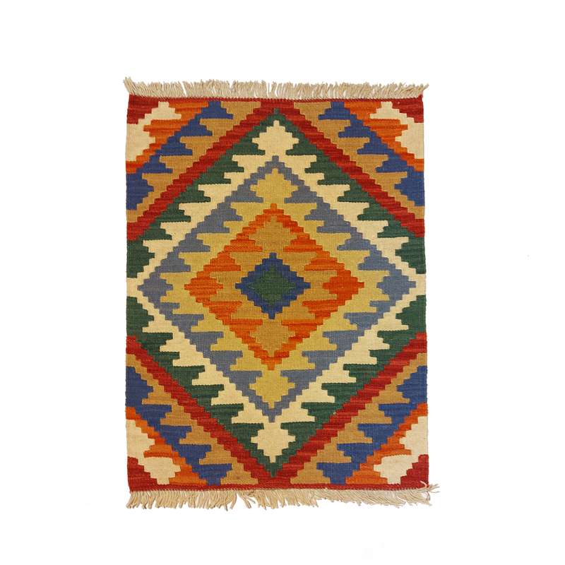 گلیم دستبافت نیم متری طرح شیرازی کد 906010