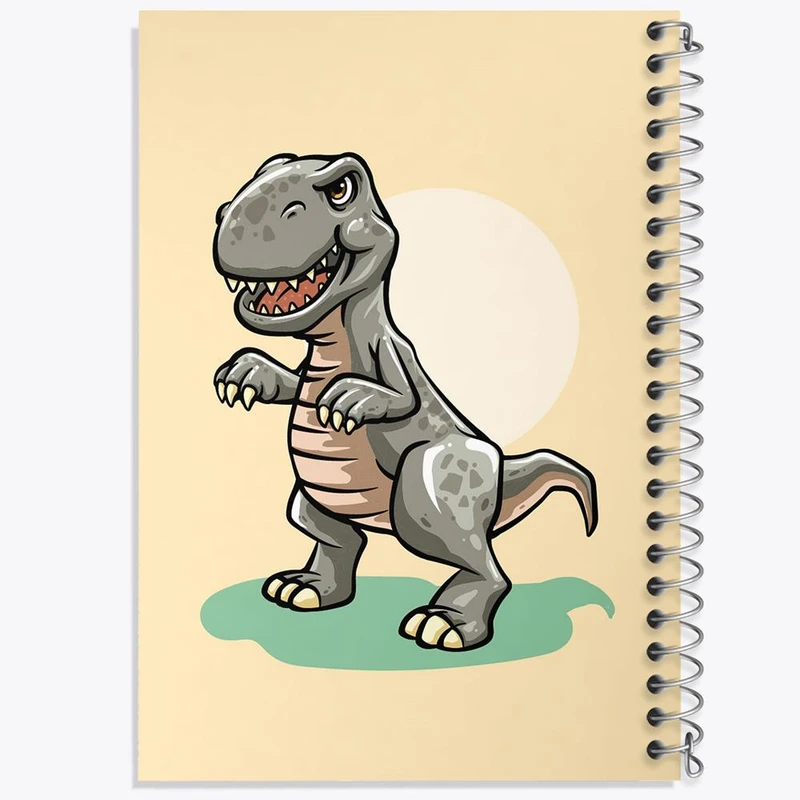 دفتر نت موسیقی 50 برگ خندالو مدل دایناسور بامزه کد 29279