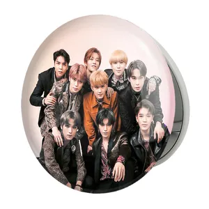 آینه جیبی خندالو طرح گروه NCT مدل تاشو کد 12209 