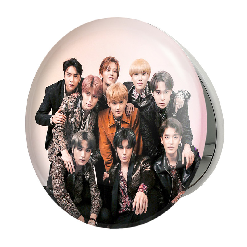 آینه جیبی خندالو طرح گروه NCT مدل تاشو کد 12209 