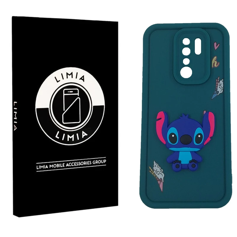 کاور لیمیا مدل سولید لنزدار طرح عروسکی برجسته مناسب برای گوشی موبایل شیائومی Redmi 9 /9 Prime