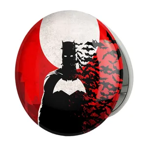 آینه جیبی خندالو طرح بتمن Batman مدل تاشو کد 24258 