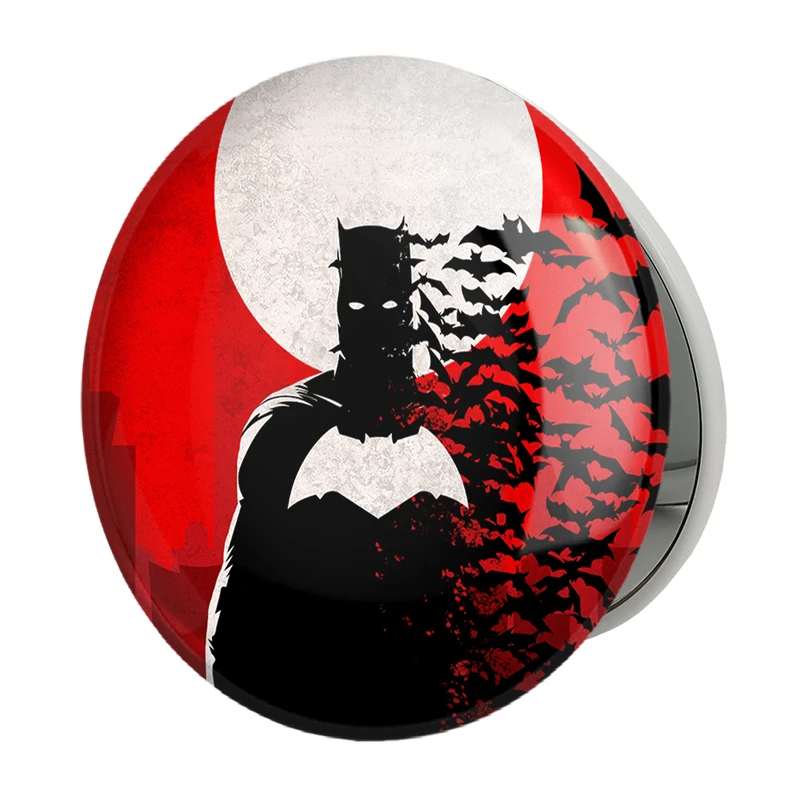 آینه جیبی خندالو طرح بتمن Batman مدل تاشو کد 24258 