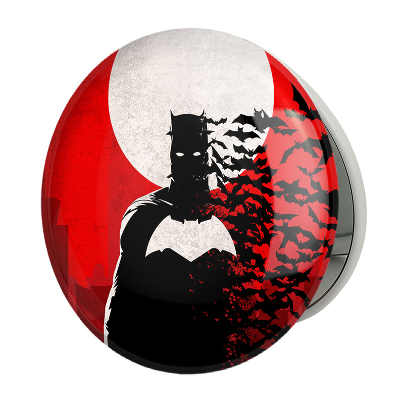 آینه جیبی خندالو طرح بتمن Batman مدل تاشو کد 24258 