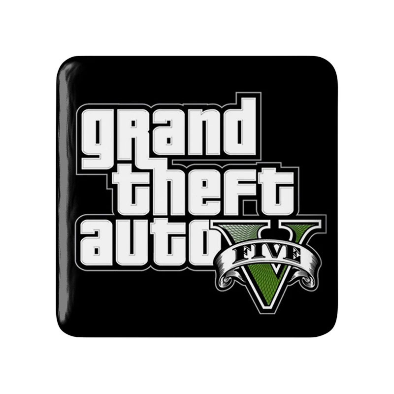 پیکسل خندالو طرح لوگو بازی جی تی ای GTA مدل مربعی کد 30662